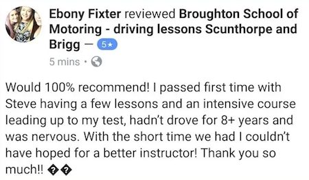 Intensive driving course review