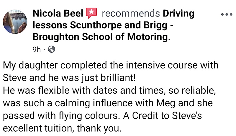 Review of intensive driving course
