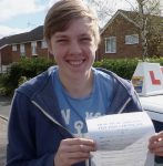 Oliver took driving lessons in Scunthorpe with the Broughton School of Motoring