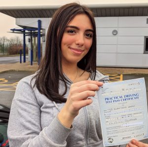 Ellen passed first time with ZERO faults :)